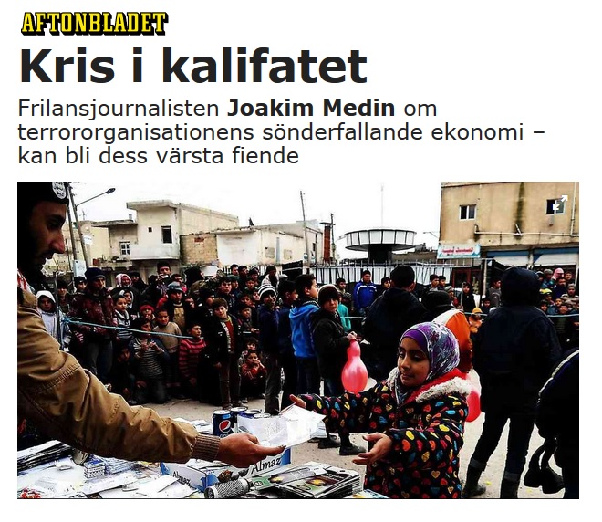 IS, Aftonbladet maj 2016