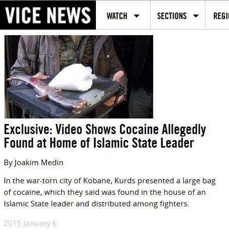 Cocaine Islamic State, Vice News Jan. 2015